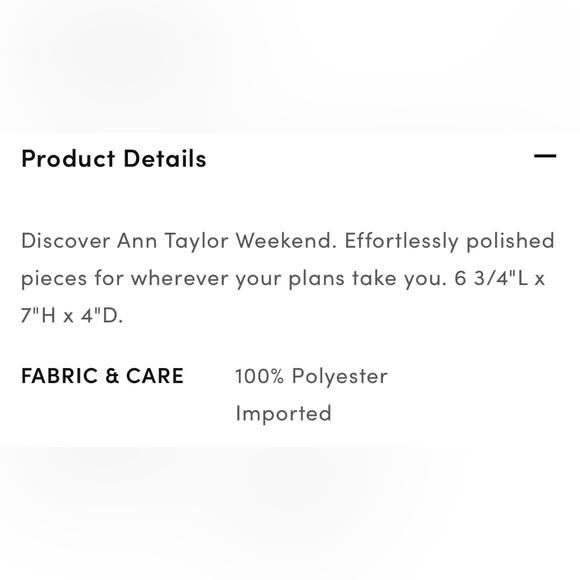 Ann Taylor Sherpa tote bag new - Picture 3 of 4